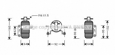 AVA QUALITY COOLING crd060 -  Осушитель, кондиционер